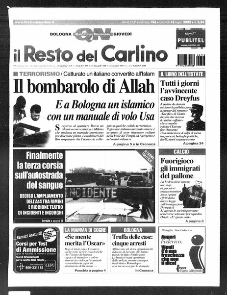 Il Resto del Carlino : giornale dell'Emilia